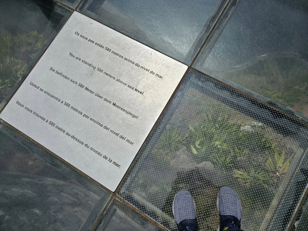 Cruising with Danny and Peter, Holland America Line, Nieuw Statendam, Funchal, Madeira. Portugal, History Adventure | A vibrant collage capturing a day in Funchal, Madeira: a sleek trike navigates winding roads with lush green hills in the background; the panoramic view from Pico dos Barcelos showcases Funchal Bay and the Desertas Islands under a clear sky; Cascata dos Anjos waterfall cascades from cliffs onto a road, surrounded by verdant greenery; Praia da Madalena do Mar’s pebbled beach and black volcanic sand meet gentle waves with towering cliffs above; the misty Valley of the Nuns nestles between rugged mountains, dotted with stone houses and chestnut groves; Cabo Girão’s glass-bottomed skywalk reveals a dizzying drop to the Atlantic and terraced fields below; a plate of warm bolo do caco flatbread filled with steak sits on a café table in Funchal’s colorful old town; the CR7 Museum displays Cristiano Ronaldo’s trophies and jerseys with a waterfront view of the Nieuw Statendam; and Nami Sushi Bar’s elegant sushi platter gleams under soft lighting aboard the ship.