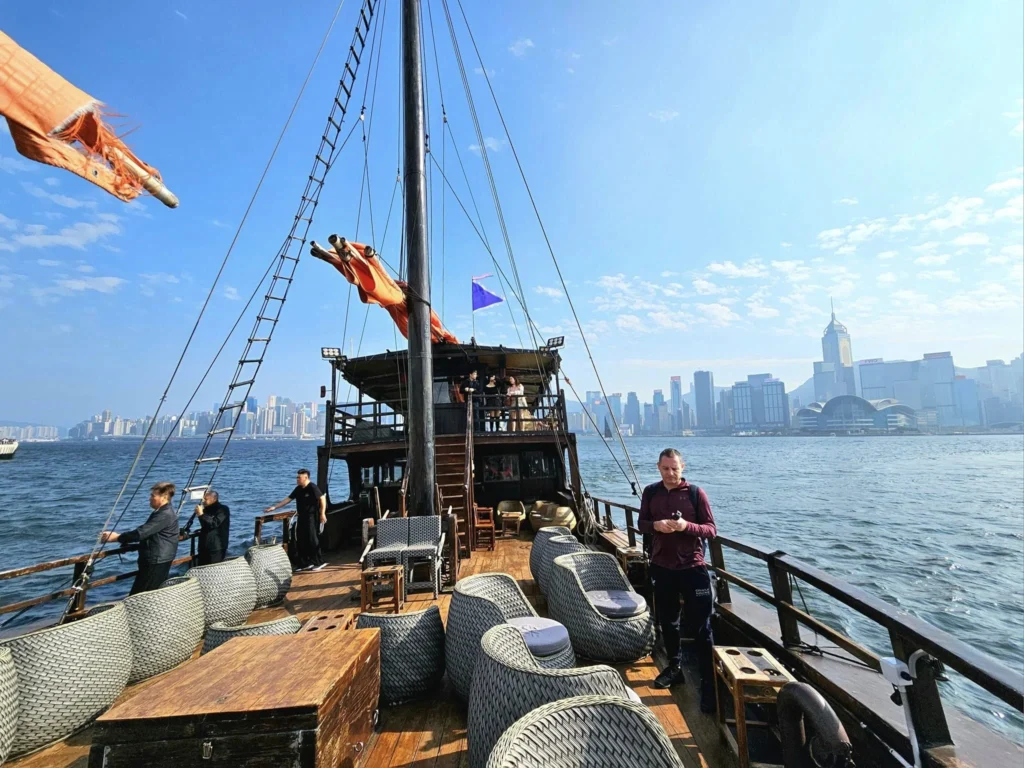 A Journey to Remember: Our Tsim Sha Tsui Travel Experience Aboard the Westerdam and Beyond 69 Cruising with Danny and Peter, Holland America Line, Westerdam, Hong Kong, China, Tsim Sha Tsui Travel Experience | Reliving our Tsim Sha Tsui Travel Experience: savoring Local Hong Kong Food like creamy eggs and sweet bacon, admiring the Hong Kong Skyline from Tsim Sha Tsui Promenade, bidding farewell to the Westerdam Cruise on a Harbor Tour Hong Kong across Victoria Harbour, exploring Hong Kong Shopping in vibrant markets and boutiques, and marveling at Hong Kong Night Lights illuminating the skyline from our hotel in Tsim Sha Tsui.