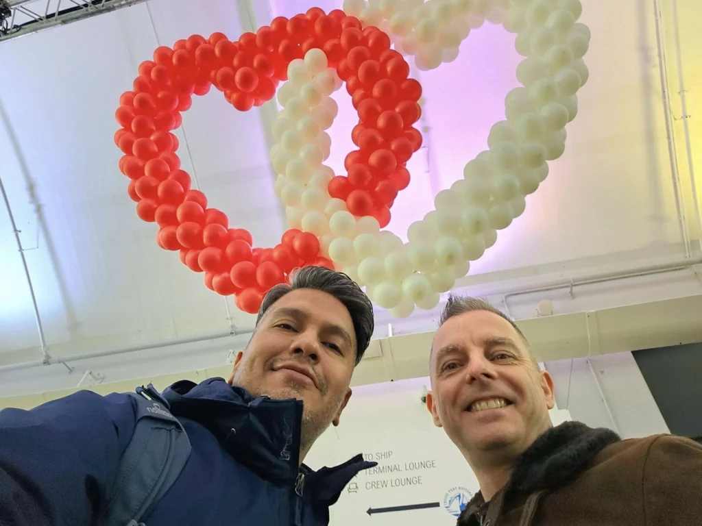 Cruising with Danny and Peter, MSC Cruises, MSC Preziosa, Rotterdam, The Netherlands, MSC Preziosa Cruise departing from Rotterdam Cruise Port, showcasing the luxurious MSC Cruises experience on the Northern Europe Cruise. Passengers enjoying a seamless embarkation process, followed by elegant dining at Il Cappuccino, indulging in world-class cruise dining & shows. Exciting onboard entertainment, including a thrilling 4D cinema experience at XD Studio and the electrifying Rock Nation performance at the Platinum Theatre. Guests dancing at the vibrant MSC White Party in the Safari Lounge, highlighting the unforgettable European cruise experience. Stunning ocean views and luxury cruise vacation moments captured along the MSC Preziosa Itinerary through breathtaking North Sea Travel.