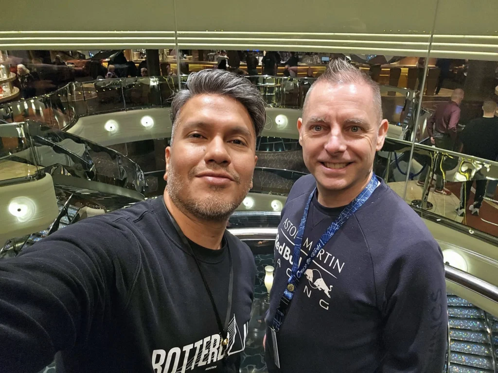 Cruising with Danny and Peter, MSC Cruises, MSC Preziosa, Rotterdam, The Netherlands, MSC Preziosa Cruise departing from Rotterdam Cruise Port, showcasing the luxurious MSC Cruises experience on the Northern Europe Cruise. Passengers enjoying a seamless embarkation process, followed by elegant dining at Il Cappuccino, indulging in world-class cruise dining & shows. Exciting onboard entertainment, including a thrilling 4D cinema experience at XD Studio and the electrifying Rock Nation performance at the Platinum Theatre. Guests dancing at the vibrant MSC White Party in the Safari Lounge, highlighting the unforgettable European cruise experience. Stunning ocean views and luxury cruise vacation moments captured along the MSC Preziosa Itinerary through breathtaking North Sea Travel.