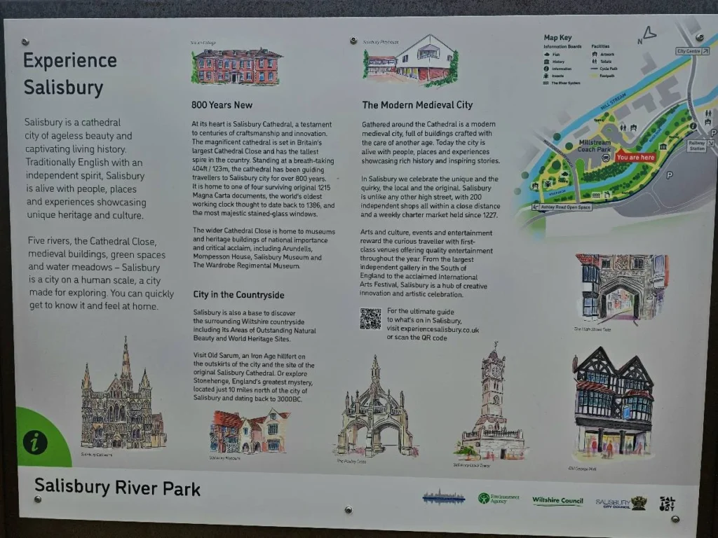 Cruising with Danny and Peter, MSC Cruises, MSC Preziosa, Southamton, London, England, United Kingdom, Stonehenge & Salisbury Tour, A breathtaking view of the Ancient Stone Circle at Stonehenge, showcasing its massive standing stones against the backdrop of the Wiltshire Countryside Trip. Visitors exploring this iconic Neolithic Monument Visit, a renowned UNESCO Heritage Site, as part of the MSC Preziosa Stonehenge and Salisbury Excursion. The towering spire of Salisbury Cathedral, the highlight of the Salisbury Cathedral Tour, stands majestically, housing the historic Magna Carta Exhibit. A scenic drive through the charming English villages on the English Countryside Tour, leading to a fascinating Medieval Town Exploration in Salisbury. This Southampton Shore Excursion offers an unforgettable journey through Historic England Landmarks, blending ancient wonders with medieval splendor.