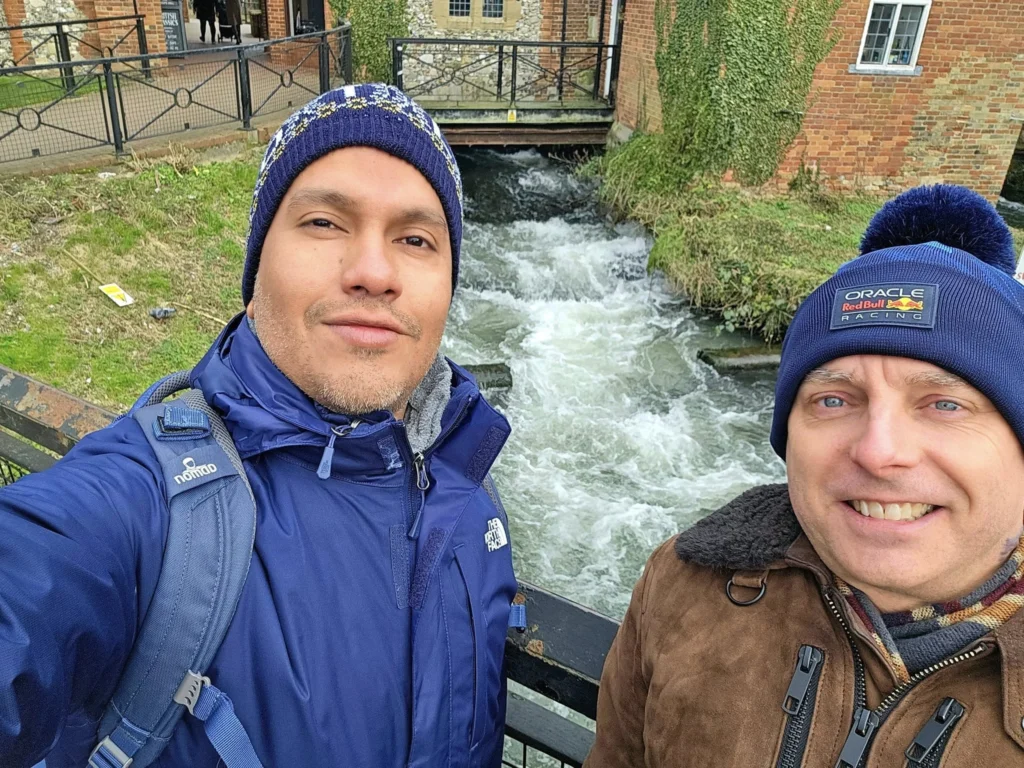 Cruising with Danny and Peter, MSC Cruises, MSC Preziosa, Southamton, London, England, United Kingdom, Stonehenge & Salisbury Tour, A breathtaking view of the Ancient Stone Circle at Stonehenge, showcasing its massive standing stones against the backdrop of the Wiltshire Countryside Trip. Visitors exploring this iconic Neolithic Monument Visit, a renowned UNESCO Heritage Site, as part of the MSC Preziosa Stonehenge and Salisbury Excursion. The towering spire of Salisbury Cathedral, the highlight of the Salisbury Cathedral Tour, stands majestically, housing the historic Magna Carta Exhibit. A scenic drive through the charming English villages on the English Countryside Tour, leading to a fascinating Medieval Town Exploration in Salisbury. This Southampton Shore Excursion offers an unforgettable journey through Historic England Landmarks, blending ancient wonders with medieval splendor.