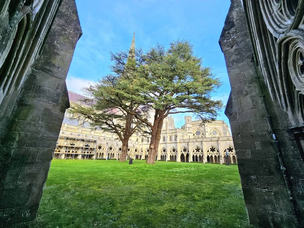 Cruising with Danny and Peter, MSC Cruises, MSC Preziosa, Southamton, London, England, United Kingdom, Stonehenge & Salisbury Tour, A breathtaking view of the Ancient Stone Circle at Stonehenge, showcasing its massive standing stones against the backdrop of the Wiltshire Countryside Trip. Visitors exploring this iconic Neolithic Monument Visit, a renowned UNESCO Heritage Site, as part of the MSC Preziosa Stonehenge and Salisbury Excursion. The towering spire of Salisbury Cathedral, the highlight of the Salisbury Cathedral Tour, stands majestically, housing the historic Magna Carta Exhibit. A scenic drive through the charming English villages on the English Countryside Tour, leading to a fascinating Medieval Town Exploration in Salisbury. This Southampton Shore Excursion offers an unforgettable journey through Historic England Landmarks, blending ancient wonders with medieval splendor.