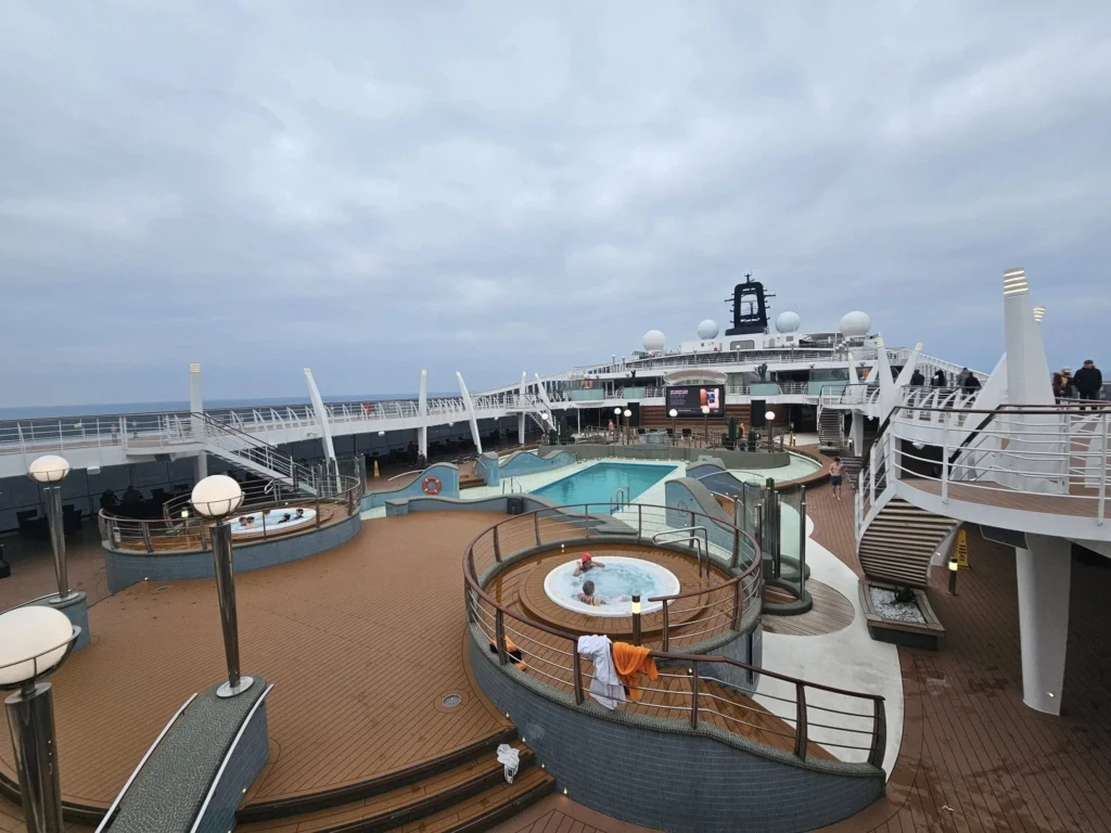 Cruising with Danny and Peter, MSC Cruises, MSC Preziosa, North Sea, Sea Day, MSC Cruises experience aboard MSC Preziosa featuring a luxurious sea day with brunch at The Golden Lobster, exclusive Voyager's Club Cocktail, elegant dinner at L'Arabesque, and the thrilling A Circus Story performance in the Platinum Theatre.