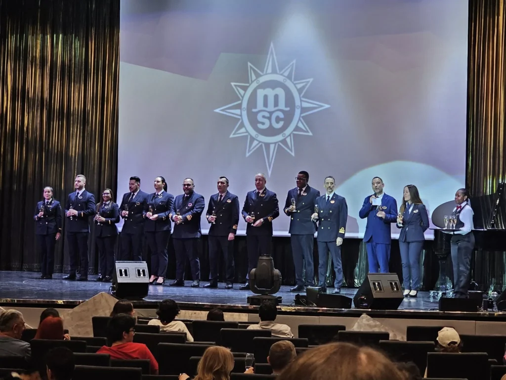 Cruising with Danny and Peter, MSC Cruises, MSC Preziosa, North Sea, Sea Day, MSC Cruises experience aboard MSC Preziosa featuring a luxurious sea day with brunch at The Golden Lobster, exclusive Voyager's Club Cocktail, elegant dinner at L'Arabesque, and the thrilling A Circus Story performance in the Platinum Theatre.