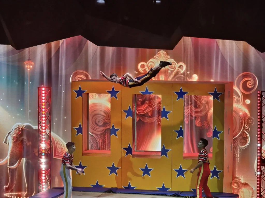 Cruising with Danny and Peter, MSC Cruises, MSC Preziosa, North Sea, Sea Day, MSC Cruises experience aboard MSC Preziosa featuring a luxurious sea day with brunch at The Golden Lobster, exclusive Voyager's Club Cocktail, elegant dinner at L'Arabesque, and the thrilling A Circus Story performance in the Platinum Theatre.