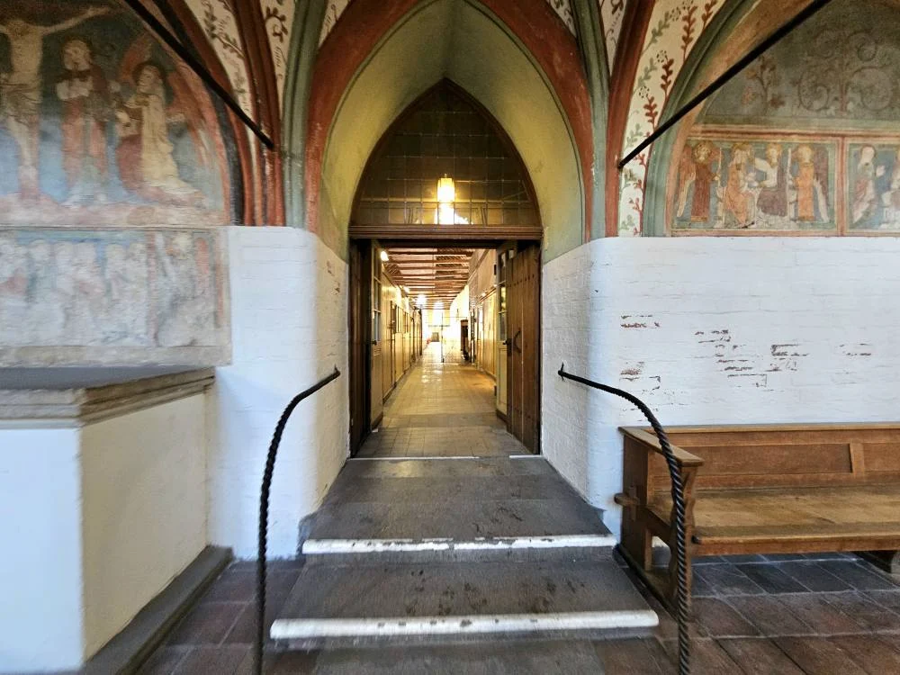 Cruising with Danny and Peter, MSC Cruises, MSC Preziosa, Hamburg, Germany, Lubeck City Tour showcasing the Holsten Gate, a historic medieval landmark with iconic round towers; St. Mary’s Church, known for its Gothic architecture and the world’s largest mechanical organ; charming cobblestone streets and UNESCO Heritage sites of Lubeck, reflecting its Hanseatic League history; traditional German lunch featuring bratwurst, sauerkraut, pretzels, and Lubeck’s famous marzipan, offering a taste of the city’s cultural and culinary heritage.