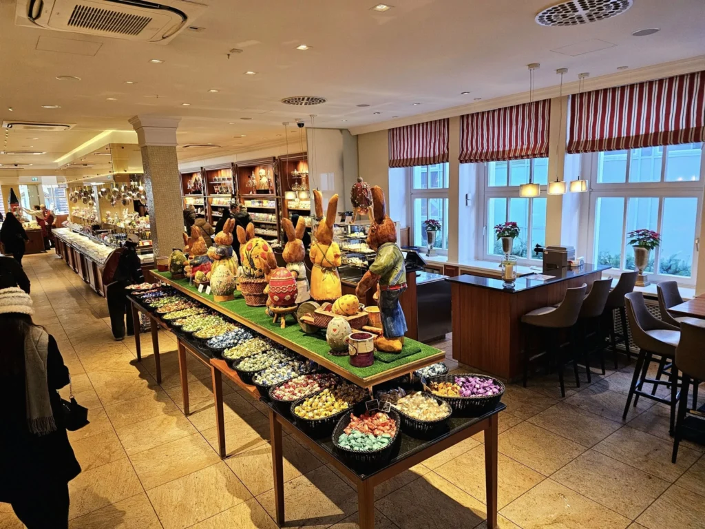 Cruising with Danny and Peter, MSC Cruises, MSC Preziosa, Hamburg, Germany, Lubeck City Tour showcasing the Holsten Gate, a historic medieval landmark with iconic round towers; St. Mary’s Church, known for its Gothic architecture and the world’s largest mechanical organ; charming cobblestone streets and UNESCO Heritage sites of Lubeck, reflecting its Hanseatic League history; traditional German lunch featuring bratwurst, sauerkraut, pretzels, and Lubeck’s famous marzipan, offering a taste of the city’s cultural and culinary heritage.