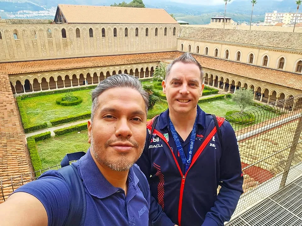 Cruising with Danny and Peter, Holland America Line, Nieuw Statendam, Palermo, Sicily, Italy | Stunning views of the Monreale Cathedral showcasing intricate mosaics and architectural heritage of Sicily, capturing the essence of our Sicily travel experience and vibrant scenes from the bustling streets of Palermo.
