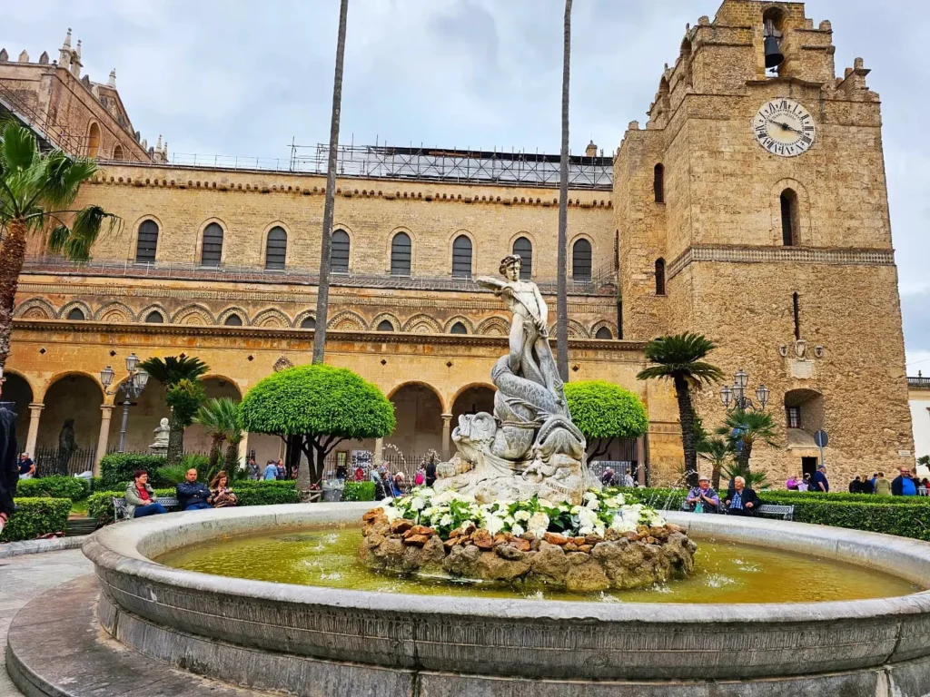 Cruising with Danny and Peter, Holland America Line, Nieuw Statendam, Palermo, Sicily, Italy | Stunning views of the Monreale Cathedral showcasing intricate mosaics and architectural heritage of Sicily, capturing the essence of our Sicily travel experience and vibrant scenes from the bustling streets of Palermo.