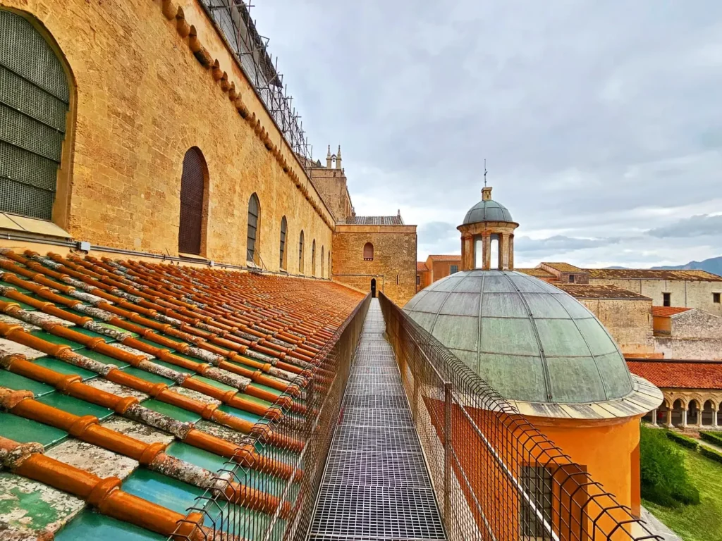 Cruising with Danny and Peter, Holland America Line, Nieuw Statendam, Palermo, Sicily, Italy | Stunning views of the Monreale Cathedral showcasing intricate mosaics and architectural heritage of Sicily, capturing the essence of our Sicily travel experience and vibrant scenes from the bustling streets of Palermo.