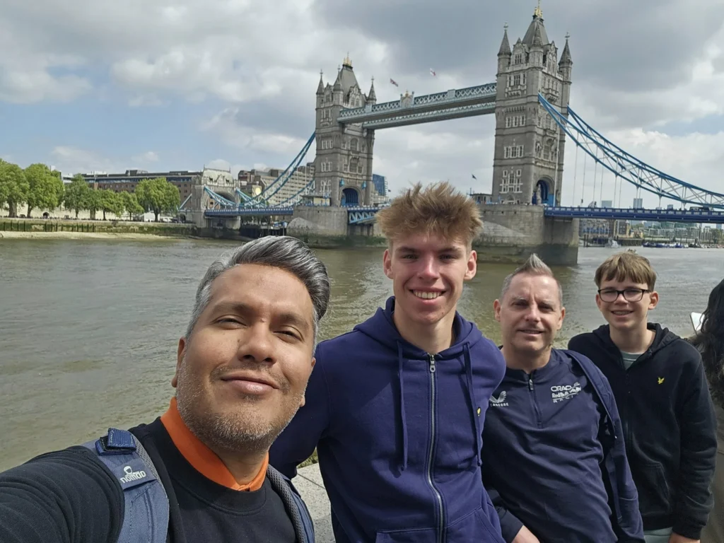 Cruising with Danny and Peter, Holland America Line, Nieuw Statendam, Dover, London, England, United Kingdom, Adventure | A vibrant collage of our Holland America Line Nieuw Statendam cruise adventure, featuring the majestic White Cliffs of Dover glowing under a sunset as the ship sails away, the iconic London Eye offering panoramic Thames views, Big Ben’s Gothic clock tower rising above the Palace of Westminster, Westminster Abbey’s intricate arches, Buckingham Palace’s gilded gates with Grenadier Guards, Tower Bridge’s Victorian towers spanning the river, St. Paul’s Cathedral’s grand dome, Leadenhall Market’s bustling Harry Potter-inspired alleys, the Nieuw Statendam docked at Dover’s historic port, and a classic black London cab navigating Trafalgar Square’s lively streets, all under a dynamic urban sky.