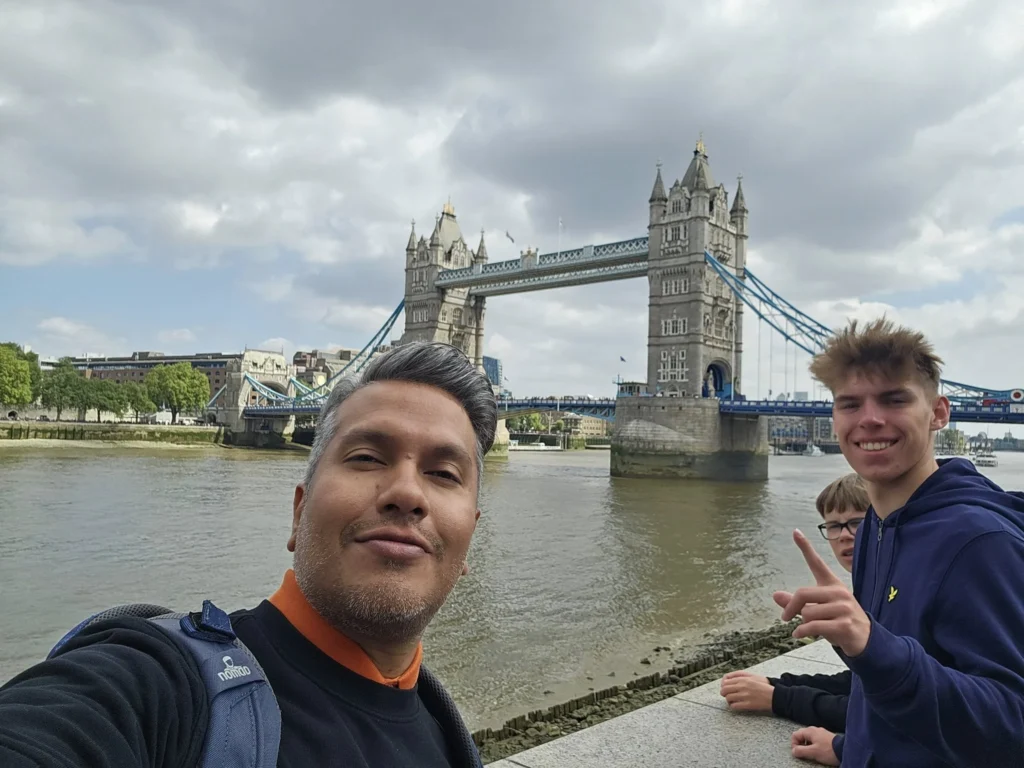 Cruising with Danny and Peter, Holland America Line, Nieuw Statendam, Dover, London, England, United Kingdom, Adventure | A vibrant collage of our Holland America Line Nieuw Statendam cruise adventure, featuring the majestic White Cliffs of Dover glowing under a sunset as the ship sails away, the iconic London Eye offering panoramic Thames views, Big Ben’s Gothic clock tower rising above the Palace of Westminster, Westminster Abbey’s intricate arches, Buckingham Palace’s gilded gates with Grenadier Guards, Tower Bridge’s Victorian towers spanning the river, St. Paul’s Cathedral’s grand dome, Leadenhall Market’s bustling Harry Potter-inspired alleys, the Nieuw Statendam docked at Dover’s historic port, and a classic black London cab navigating Trafalgar Square’s lively streets, all under a dynamic urban sky.