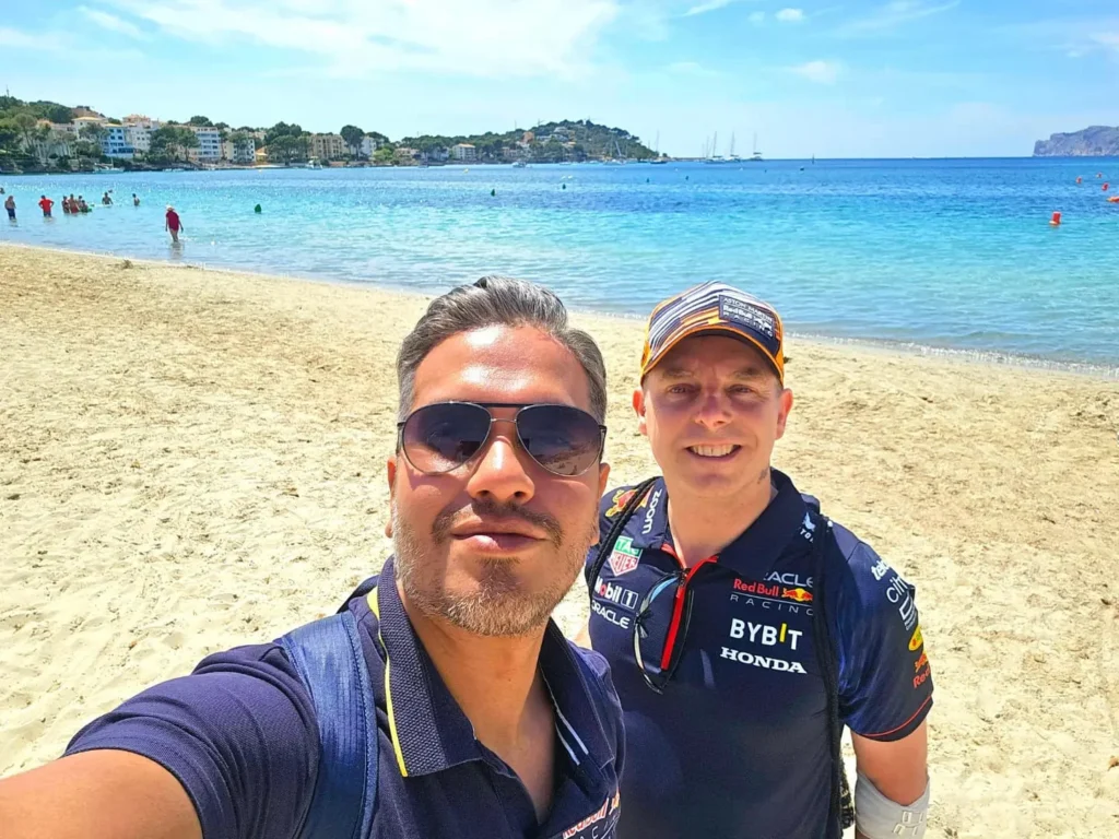 Cruising with Danny and Peter, Holland America Line, Nieuw Statendam, Palma de Mallorca, Spain | Scenic coastal drive in Mallorca during the Palma de Mallorca Sunset Tour, featuring rugged cliffs and azure waters. Historic Palma Cathedral with Gothic architecture is also highlighted. The luxurious seafood feast aboard MS Nieuw Statendam includes lobster, shrimp, and crab, complemented by a stunning Mediterranean sunset with pink and gold hues in the sky.