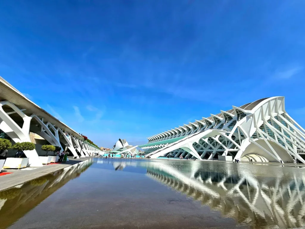 Valencia Cruise Adventure: E-Step Exploration, Beach Bliss, and Canaletto Cuisine 11 Cruising with Danny and Peter, Holland America Line, Nieuw Statendam, Valencia, Spain | Exploring Valencia on an e-step during a Mediterranean cruise adventure, passing iconic landmarks like the City of Arts and Sciences and the historic Barrio del Carmen.