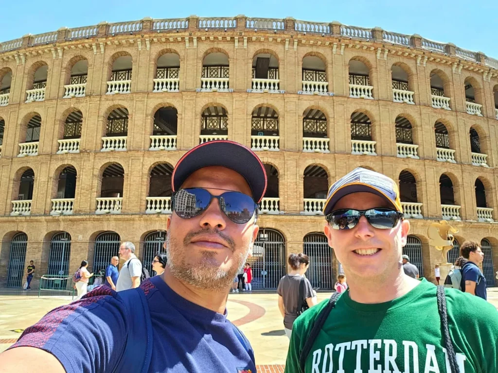 Valencia Cruise Adventure: E-Step Exploration, Beach Bliss, and Canaletto Cuisine 24 Cruising with Danny and Peter, Holland America Line, Nieuw Statendam, Valencia, Spain | Exploring Valencia on an e-step during a Mediterranean cruise adventure, passing iconic landmarks like the City of Arts and Sciences and the historic Barrio del Carmen.