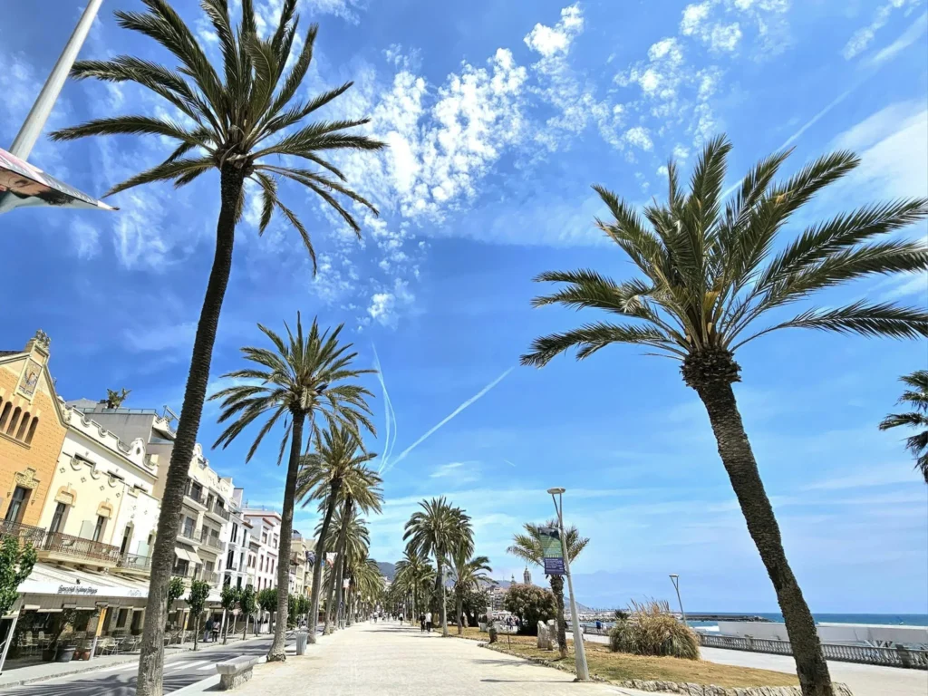 Cruising with Danny and Peter, Holland America Line, Nieuw Statendam, Barcelona, Spain | Family reunion at Barcelona port with loved ones, exploring the Sagrada Familia's stunning facade, enjoying a relaxing Sitges beach day, and dining together on the MS Nieuw Statendam during a memorable Mediterranean family adventure.