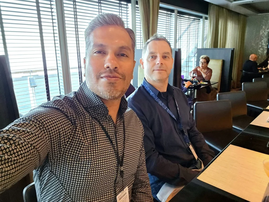 Cruising with Danny and Peter, Holland America Line, Nieuw Statendam, Barcelona, Spain | Family reunion at Barcelona port with loved ones, exploring the Sagrada Familia's stunning facade, enjoying a relaxing Sitges beach day, and dining together on the MS Nieuw Statendam during a memorable Mediterranean family adventure.