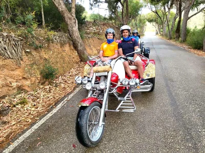 Cruising with Danny and Peter, Holland America Line, Nieuw Statendam, Cartagena, Spain | Experience unforgettable Cartagena Spain cruise adventures with Holland America, featuring an exciting trike tour through historic streets, a leisurely bike ride along the scenic Mediterranean waterfront, and luxurious dining at Sel de Mer Restaurant, showcasing exquisite seafood dishes and an elegant evening gala dinner.