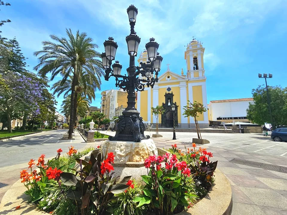 Cruising with Danny and Peter, Holland America Line, Nieuw Statendam, Ceuta, Spanish Morocco, Spain | Travelers on a Ceuta Heritage Tour with Holland America Line explore the historic Royal Walls and enjoy breathtaking panoramic views, while savoring North African dishes at Cafeteria Rotterdam during their Mediterranean culinary journey.