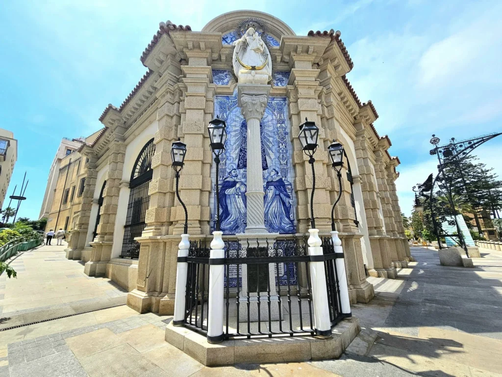 Cruising with Danny and Peter, Holland America Line, Nieuw Statendam, Ceuta, Spanish Morocco, Spain | Travelers on a Ceuta Heritage Tour with Holland America Line explore the historic Royal Walls and enjoy breathtaking panoramic views, while savoring North African dishes at Cafeteria Rotterdam during their Mediterranean culinary journey.