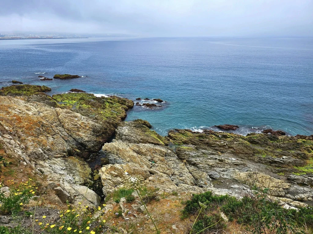 Cruising with Danny and Peter, Holland America Line, Nieuw Statendam, Ceuta, Spanish Morocco, Spain | Travelers on a Ceuta Heritage Tour with Holland America Line explore the historic Royal Walls and enjoy breathtaking panoramic views, while savoring North African dishes at Cafeteria Rotterdam during their Mediterranean culinary journey.