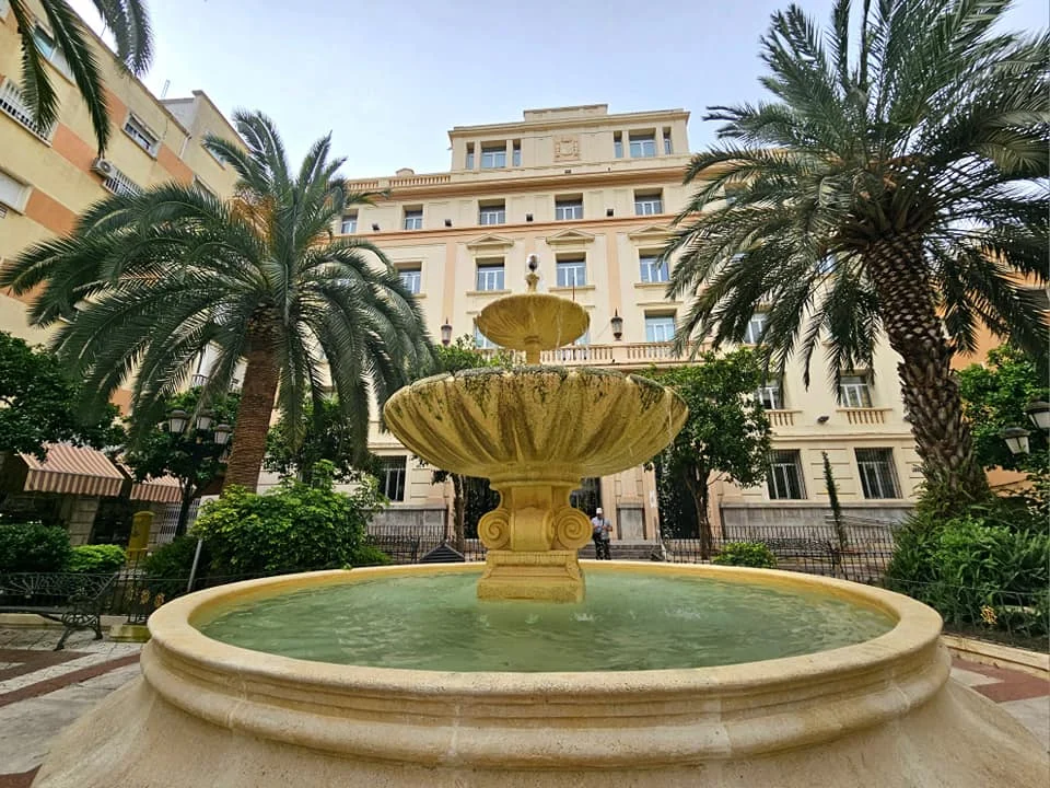 Cruising with Danny and Peter, Holland America Line, Nieuw Statendam, Ceuta, Spanish Morocco, Spain | Travelers on a Ceuta Heritage Tour with Holland America Line explore the historic Royal Walls and enjoy breathtaking panoramic views, while savoring North African dishes at Cafeteria Rotterdam during their Mediterranean culinary journey.