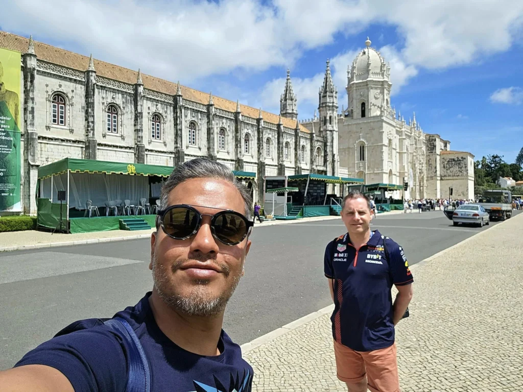 Cruising with Danny and Peter, Holland America Line, Nieuw Statendam, Lisbon, Portugal | Explore Belem Lisbon with Holland America Line: see the historic Belém Tower, the intricate Jerónimos Monastery, and savor Portuguese custard tarts from Pastéis de Belém, all while aboard the luxurious MS Nieuw Statendam.