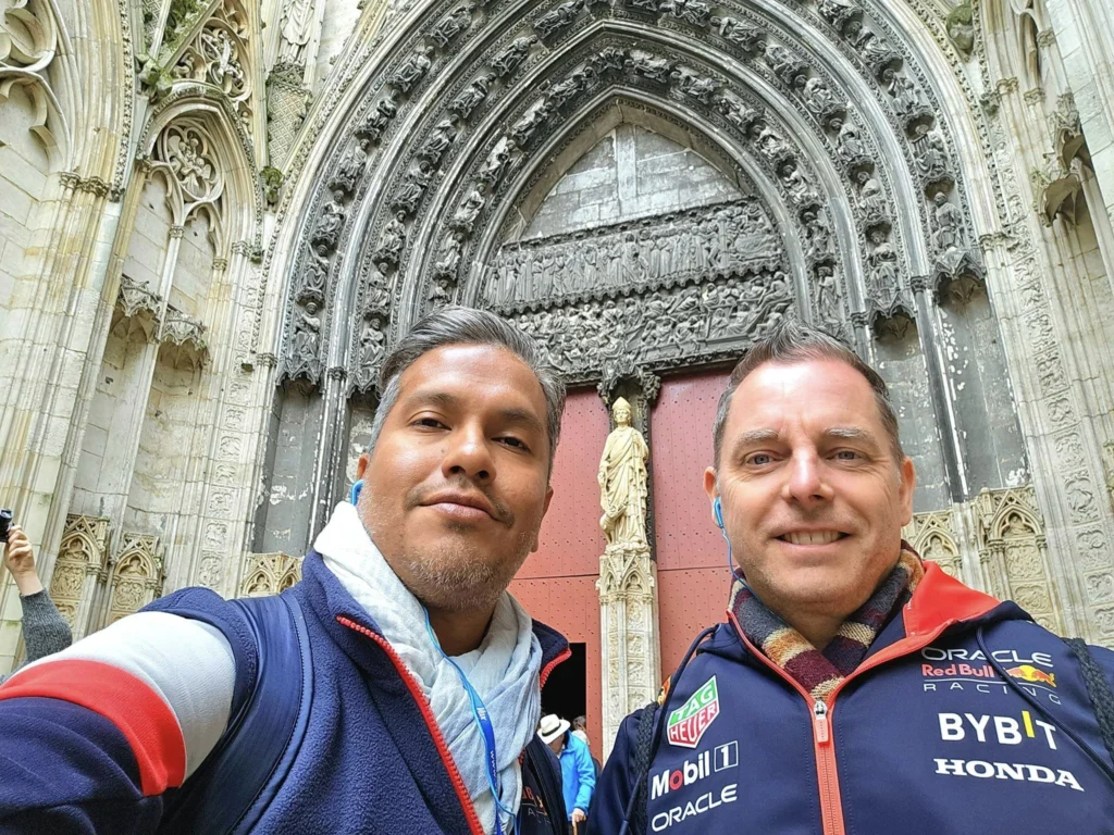 Cruising with Danny and Peter, Holland America Line, Nieuw Statendam, Le Havre, Paris, France | MS Nieuw Statendam docked in Le Havre port, capturing the start of a scenic Holland America cruise through Le Havre and Rouen, highlighting Normandy's coastal beauty.