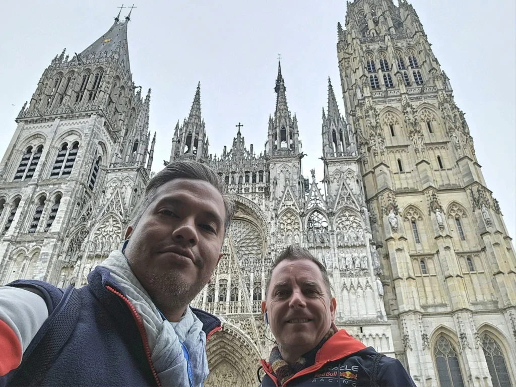 Cruising with Danny and Peter, Holland America Line, Nieuw Statendam, Le Havre, Paris, France | MS Nieuw Statendam docked in Le Havre port, capturing the start of a scenic Holland America cruise through Le Havre and Rouen, highlighting Normandy's coastal beauty.