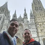 Cruising with Danny and Peter, Holland America Line, Nieuw Statendam, Le Havre, Paris, France | MS Nieuw Statendam docked in Le Havre port, capturing the start of a scenic Holland America cruise through Le Havre and Rouen, highlighting Normandy's coastal beauty.