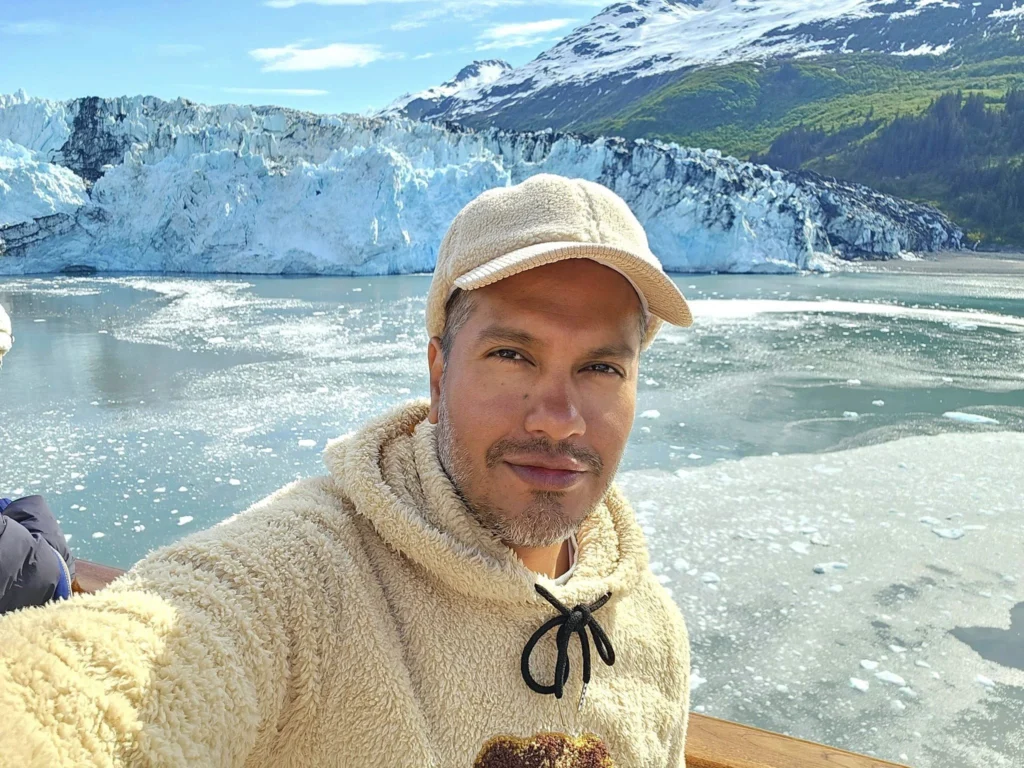 Cruising with Danny and Peter, Holland America Line, Westerdam, College Fjord, Harvard Glacier, Alaska, United States | Westerdam cruise ship sailing through College Fjord, Alaska, with the majestic Harvard Glacier in the background, showcasing stunning icy landscapes and unspoiled wilderness.