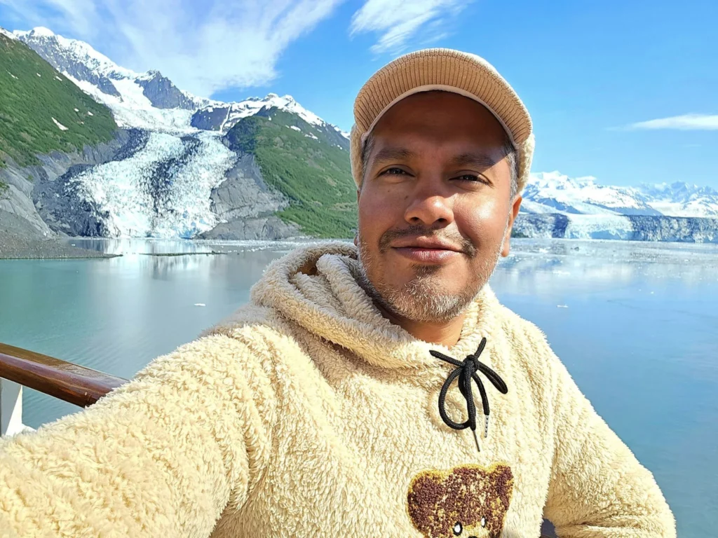 Cruising with Danny and Peter, Holland America Line, Westerdam, College Fjord, Harvard Glacier, Alaska, United States | Westerdam cruise ship sailing through College Fjord, Alaska, with the majestic Harvard Glacier in the background, showcasing stunning icy landscapes and unspoiled wilderness.