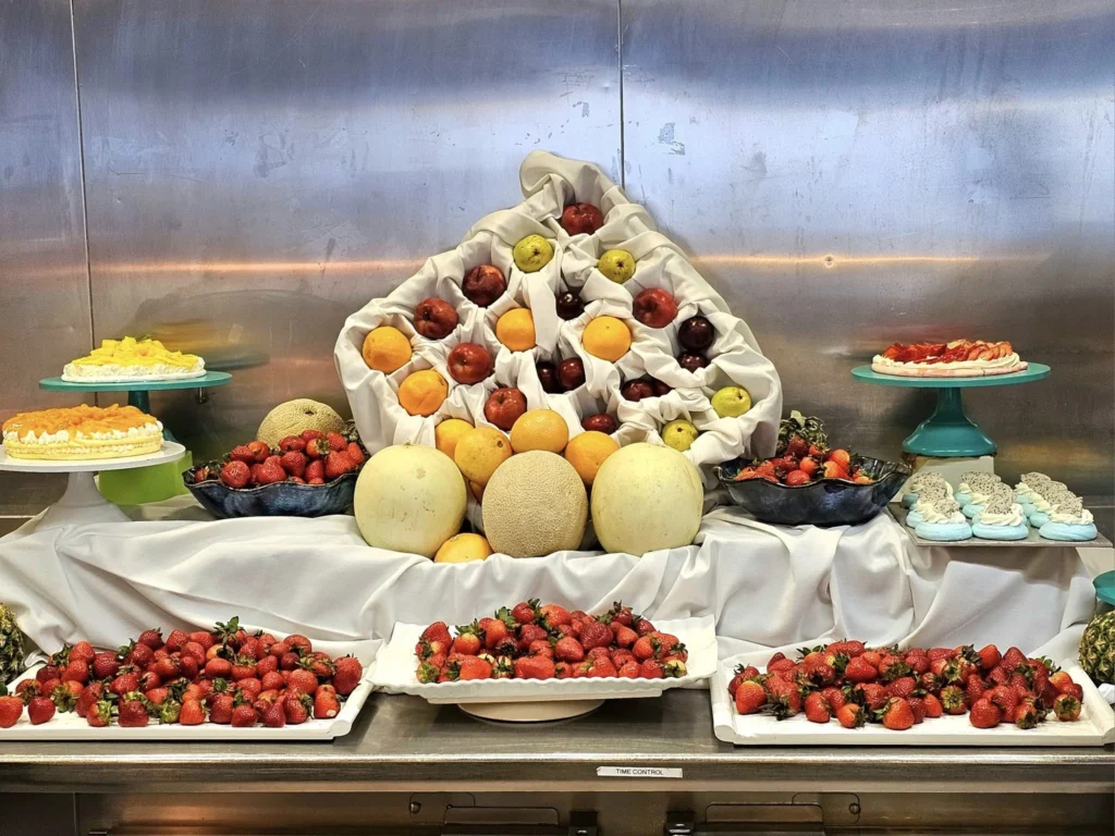 Cruising with Danny and Peter, Holland America Line, Westerdam, Bering Sea, Alaska, United States | Exquisite Morimoto dining experience at Pinnacle Grill on Westerdam during Alaska cruise, showcasing gourmet Japanese cuisine and elegant restaurant ambiance.