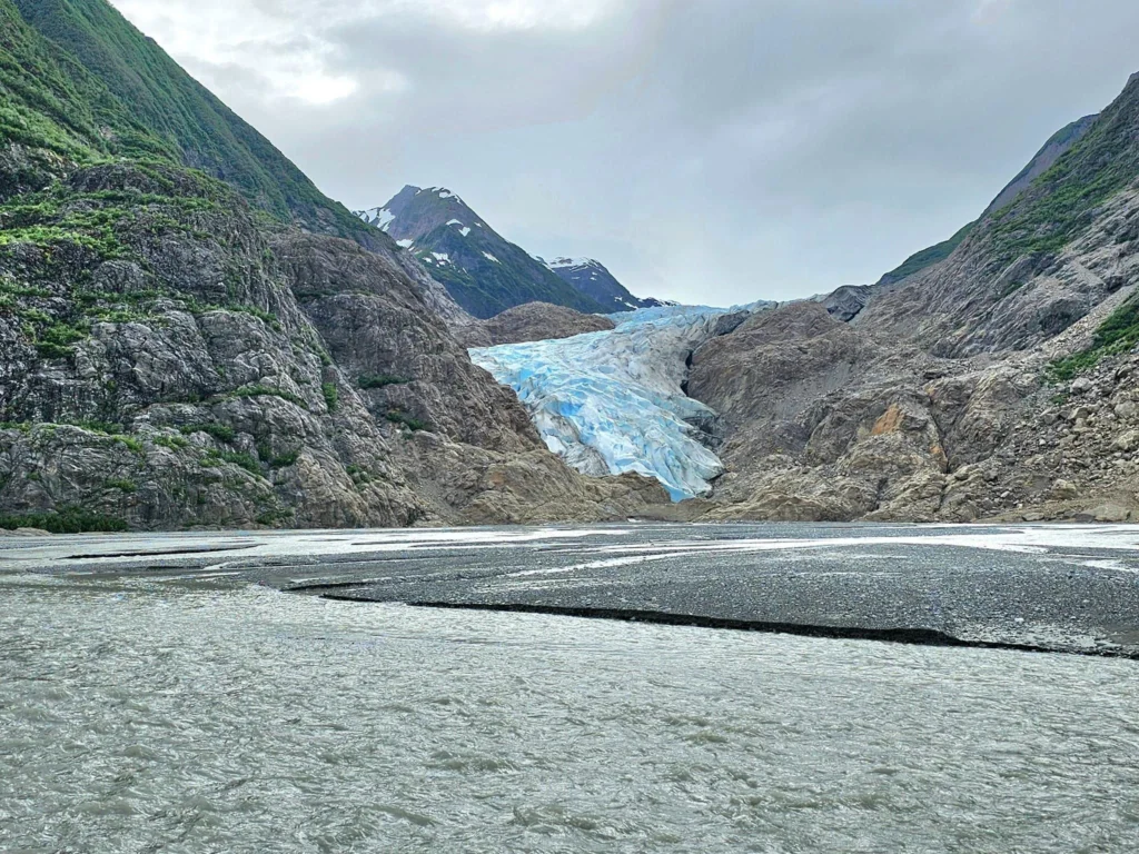 Cruising with Danny and Peter, Holland America Line, Westerdam, Haines (Skagway), Alaska, United States | Westerdam ship navigating Alaskan fjords, with views of Davidson Glacier and wildlife sightings during the Arctic Circle cruise. Includes images of exploring Haines Sheldon Museum, canoeing towards the glacier, and the forest walk to Glacier Point.