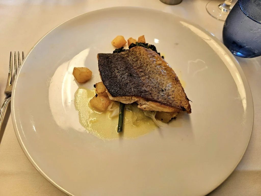 Cruising with Danny and Peter, Holland America Line, Westerdam, Sea Day, Tracy Arm, Alaska, United States | Elegant dining setup at the Mariners Lunch aboard the Holland America Westerdam Alaska cruise, showcasing luxury cruise dining and stunning sea views.