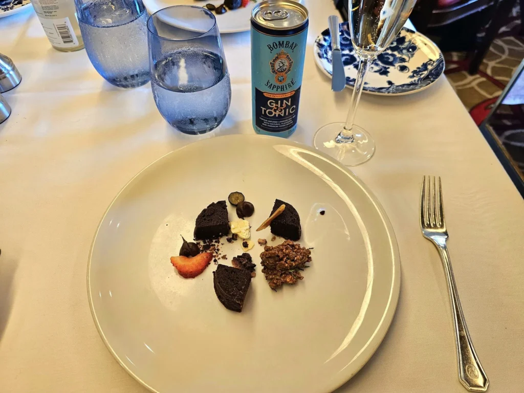 Cruising with Danny and Peter, Holland America Line, Westerdam, Sea Day, Tracy Arm, Alaska, United States | Elegant dining setup at the Mariners Lunch aboard the Holland America Westerdam Alaska cruise, showcasing luxury cruise dining and stunning sea views.