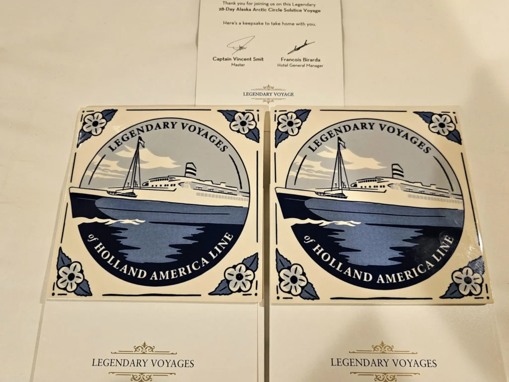 Cruising with Danny and Peter, Holland America Line, Westerdam, Sea Day, Tracy Arm, Alaska, United States | Elegant dining setup at the Mariners Lunch aboard the Holland America Westerdam Alaska cruise, showcasing luxury cruise dining and stunning sea views.