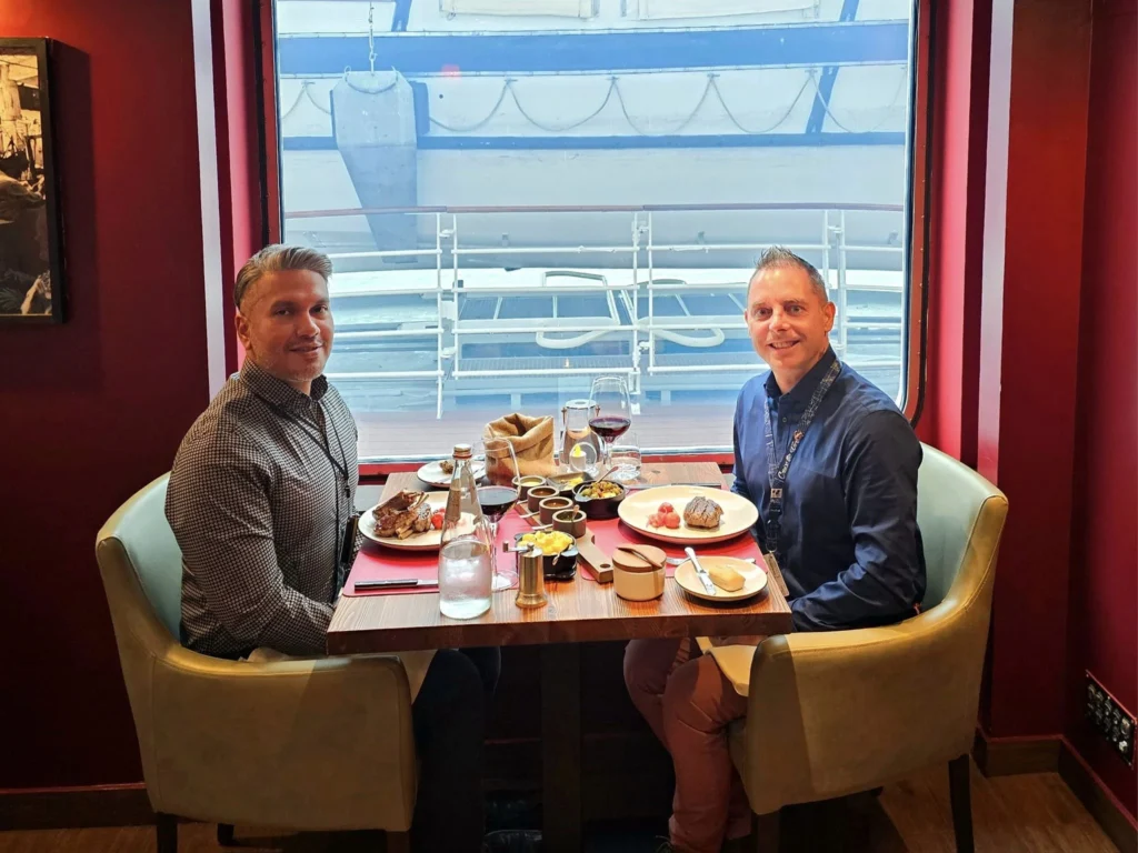 Cruising with Danny and Peter, MSC Cruises, MSC Preziosa, Zeebrugge, Brugge, Brussels, Belgium | Pictures from our Bruges day trip during the MSC Cruises Bruges excursion, showcasing the stunning Market Square Bruges, the iconic Belfry Tower Bruges, a scenic Belgium canal cruise, and beautiful views of the Chapel of the Holy Blood, along with delightful moments at the Butcher’s Cut restaurant and the MSC Voyagers Club event in the Safari Lounge MSC Preziosa.