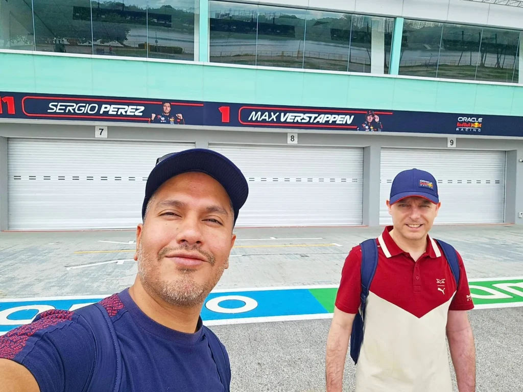 Cruising with Danny and Peter, Holland America Line, Westerdam, Singapore | View of Singapore's skyline from the Singapore Flyer during a spectacular adventure, showcasing iconic landmarks and vibrant cityscapes.