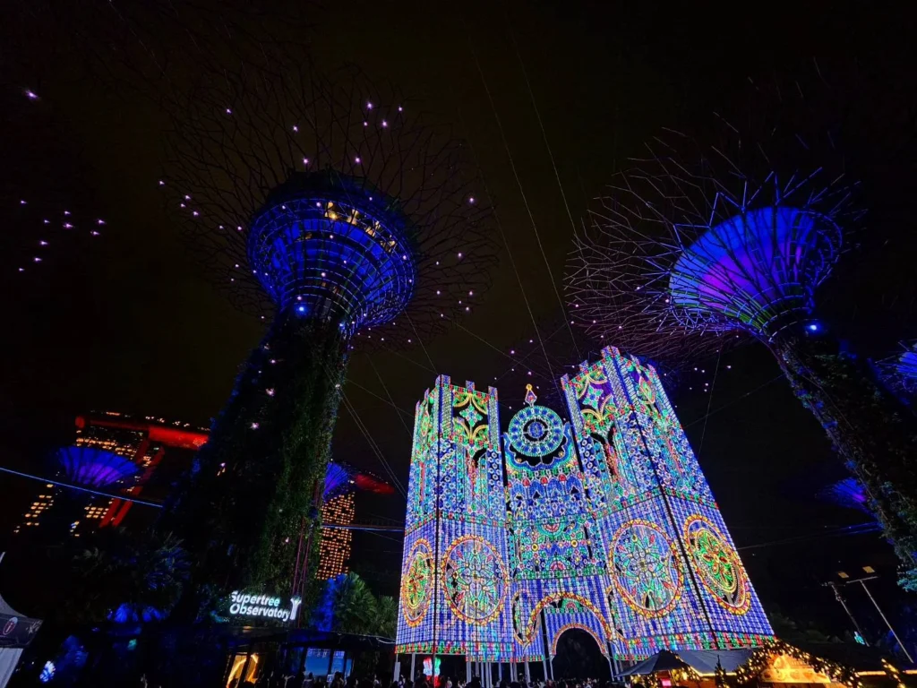 Cruising with Danny and Peter, Holland America Line, Westerdam, Singapore | View of Singapore's skyline from the Singapore Flyer during a spectacular adventure, showcasing iconic landmarks and vibrant cityscapes.