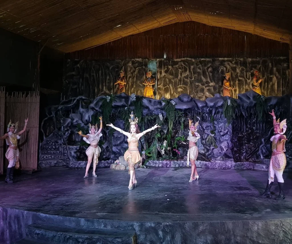 Cruising with Danny and Peter, Holland America Line, Westerdam, Laem Chabang, Bangkok, Thailand | Visitors enjoying wildlife encounters and interactive experiences at Elephant Village Pattaya, surrounded by majestic elephants, tropical birds, and vibrant Thai cultural shows, capturing the essence of nature and entertainment in Pattaya.