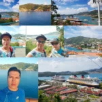 Cruising with Danny and Peter, Holland America Line, Nieuw Amsterdam, Saint Thomas, United States Virgin Islands | An adventurous scene capturing the essence of a St. Thomas adventure with vibrant images of kayaking along the pristine coastline, snorkeling amidst colorful coral reefs, and hiking on lush island trails. The images showcase the breathtaking natural beauty of the US Virgin Islands, highlighting the outdoor activities and eco-tourism experiences available in St. Thomas.