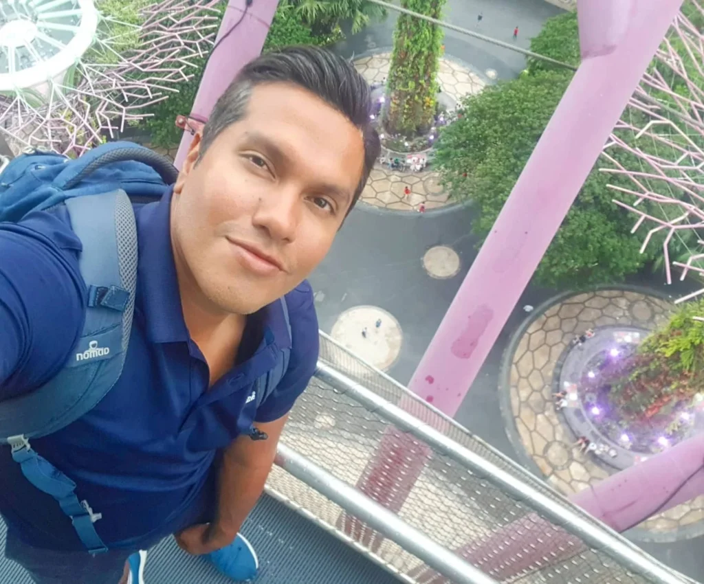 Cruising with Dannay and Peter, Holland America Line, Westerdam, Singapore | Image of Gardens by the Bay's Supertree Grove, Flower Dome Singapore, Cloud Forest Dome, and Changi Airport Jewel with Rain Vortex showcasing Singapore Gardens highlights.
