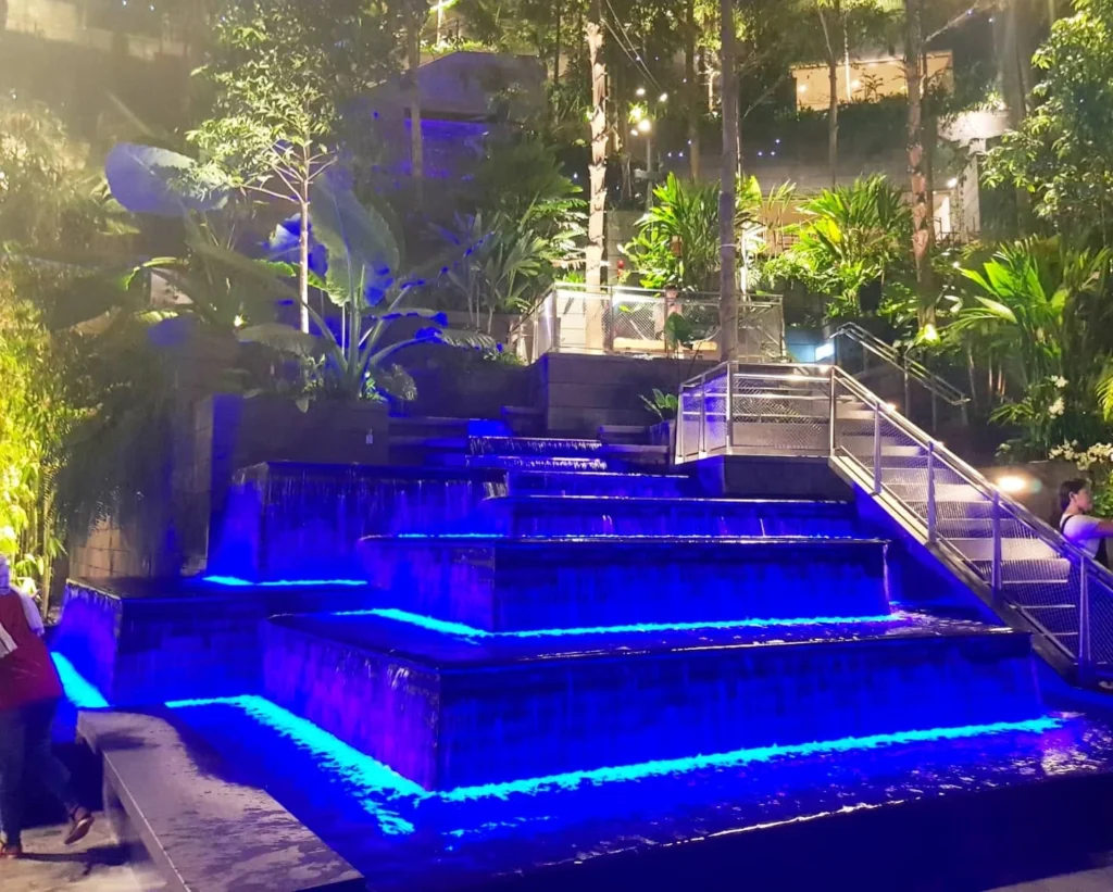 Cruising with Dannay and Peter, Holland America Line, Westerdam, Singapore | Image of Gardens by the Bay's Supertree Grove, Flower Dome Singapore, Cloud Forest Dome, and Changi Airport Jewel with Rain Vortex showcasing Singapore Gardens highlights.