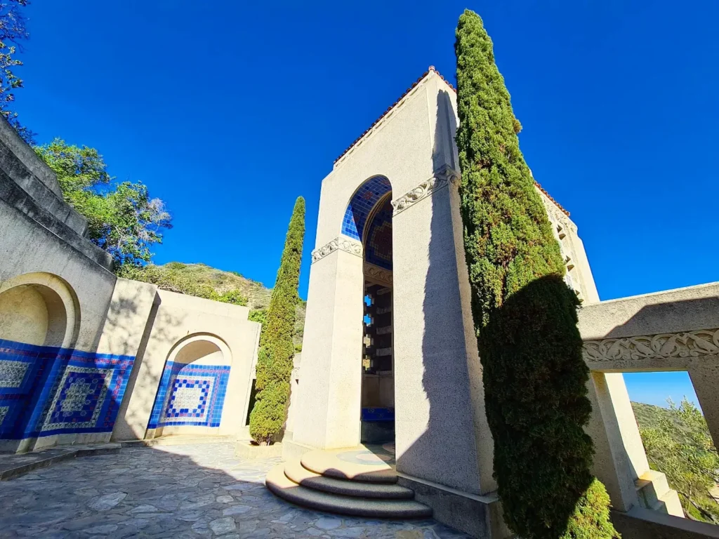 Cruising with Danny and Peter, Holland America Line, Koningsdam, Avalon, California, United States | Scenic Avalon Biking Adventures showcasing coastal views, cyclists on charming trails, Wrigley Memorial Gardens, and Catalina Island landscapes on an island biking tour.