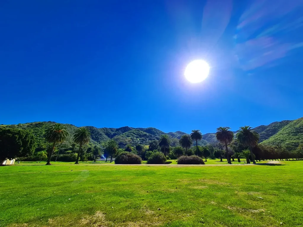 Cruising with Danny and Peter, Holland America Line, Koningsdam, Avalon, California, United States | Scenic Avalon Biking Adventures showcasing coastal views, cyclists on charming trails, Wrigley Memorial Gardens, and Catalina Island landscapes on an island biking tour.
