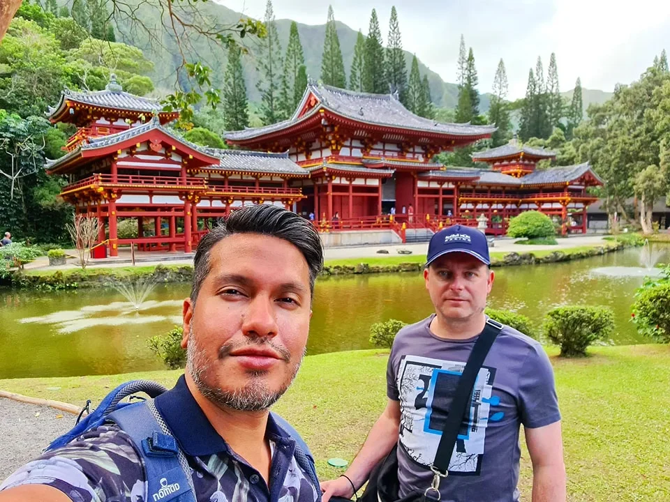 Cruising with Danny and Peter, Holland America Line, Koningsdam, Honolulu, Hawaii, United States | Stunning aerial view of Waikiki Beach from a Hawaii helicopter tour, capturing the turquoise waters, golden sands, and iconic skyline. Majestic Ko'olau Mountains flight showcasing the lush, rugged peaks of Oahu from above. Pearl Harbor aerial view offering a solemn and powerful glimpse of the historic site. Scenic helicopter ride over Hawaii’s coast, revealing the island’s breathtaking landscapes and vibrant colors. An unforgettable Hawaii sightseeing adventure highlighting the beauty of Oahu’s windward coast, north shore, and serene tropical rainforests.