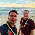 Cruising with Danny and Peter, Holland America Line, Koningsdam, Honolulu, Hawaii, United States | Breathtaking views from the Diamond Head summit during the hike, showcasing scenic views of Honolulu and Waikiki Beach, capturing the essence of volcano hiking in Hawaii, followed by a vibrant scene from Germaine's Luau, highlighting traditional Hawaiian feast, cultural events in Hawaii, and mesmerizing Hawaiian dance performances, all reflecting the rich Polynesian culture and Hawaiian hospitality.