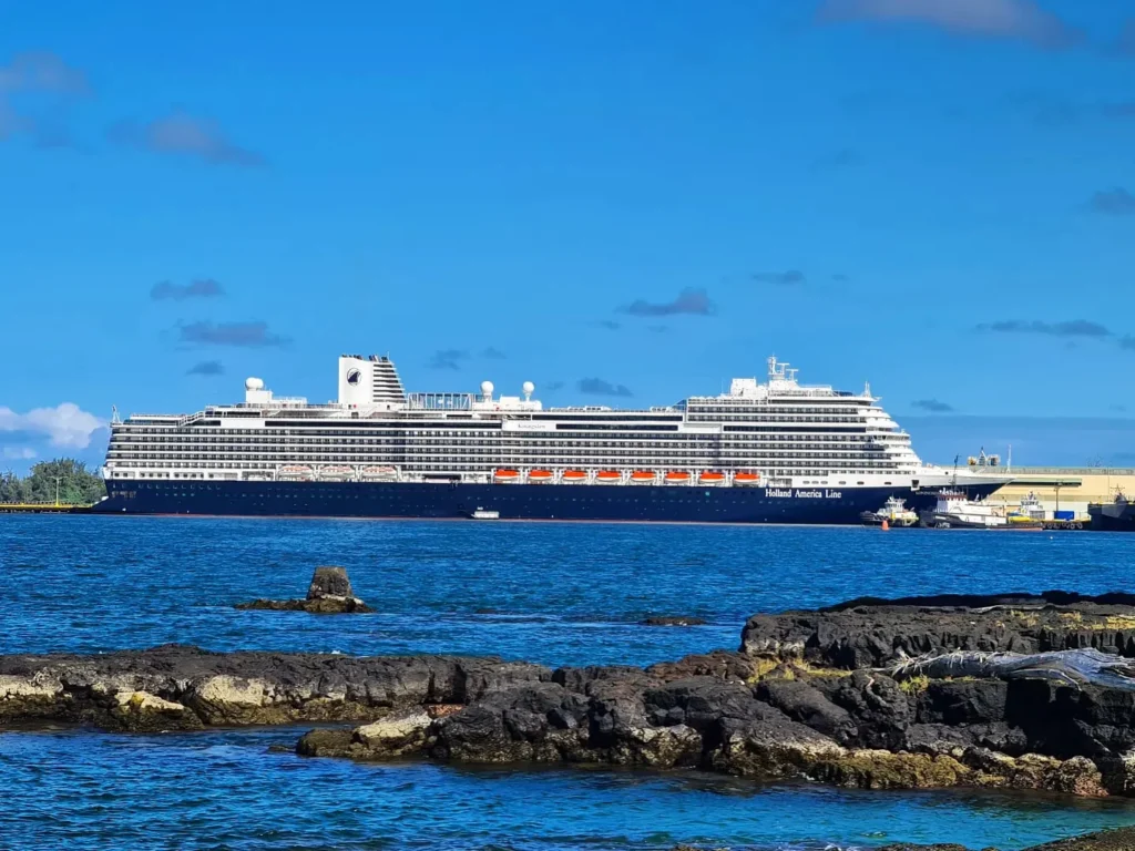 Cruising with Danny and Peter, Holland America Line, Koningsdam, Hilo, Hawaii, United States | Scenic Hamakua Coast Hilo Adventure in Hawaii featuring lush valleys, cascading waterfalls, hidden gems, and breathtaking ocean views along the tropical coastline.